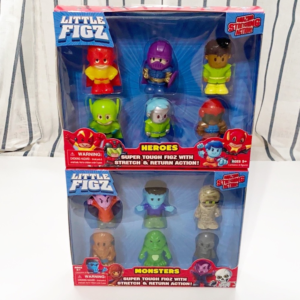 Little figz heroes/monster set
